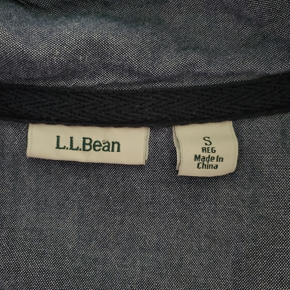 L.L. Bean Sea Foam Green 1/2-button Pullover, Sweater Size Small Classic Boho - Picture 7 of 14